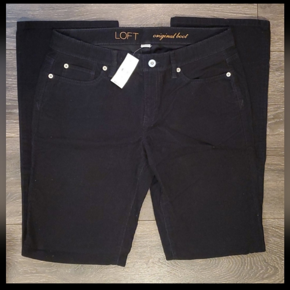 ❤NWT! ANN TAYLOR LOFT CORDUROY BOOTCUT JEANS, 8